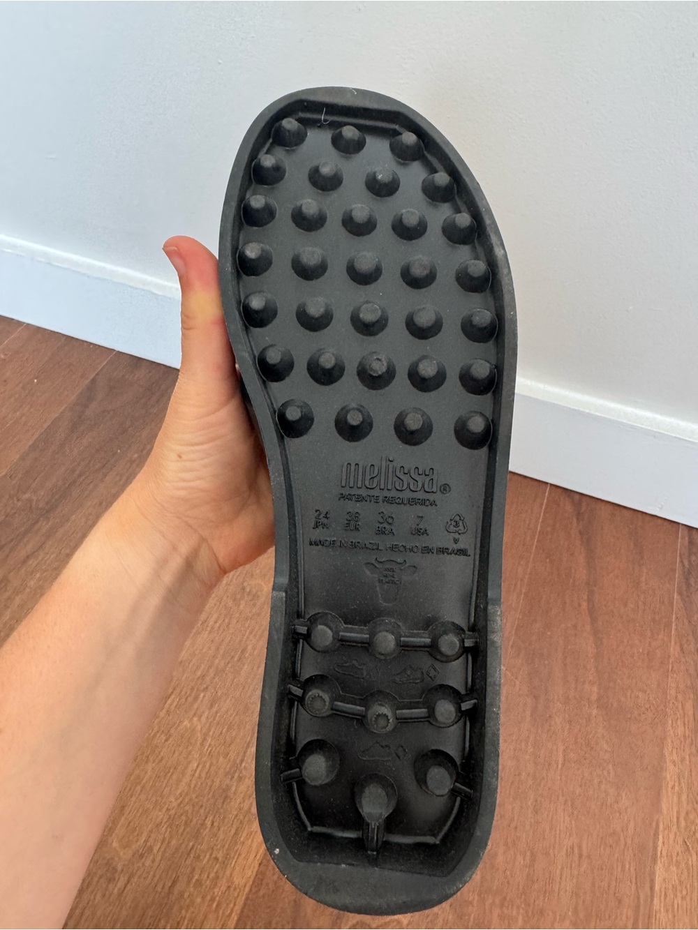 Melissa Black Woven Jelly Sandals - Picture 3 of 3